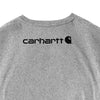 Carhartt Mens Grey Long Sleeve Work T-Shirt - K231-HGY