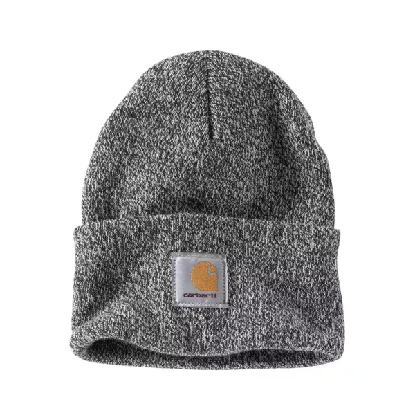 Carhartt Mens Knit Cuffed Work Beanie Heather Grey