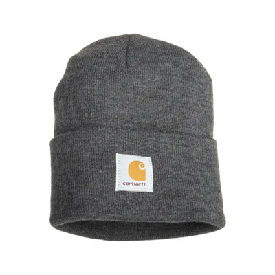 Carhartt Mens Grey Watch Cap Work Beanie