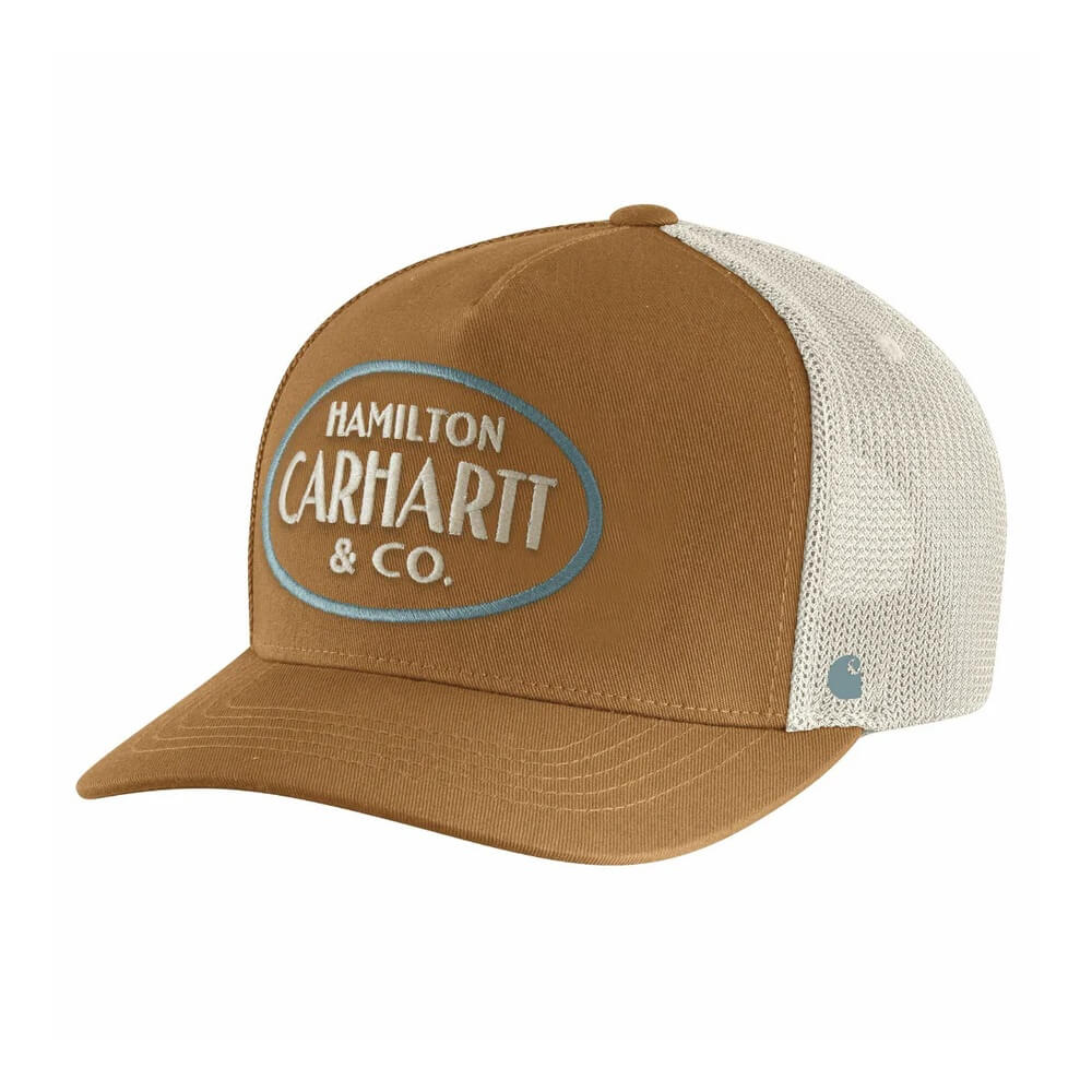 Carhartt Mens Hamilton Embroidered Cap Carhartt Brown