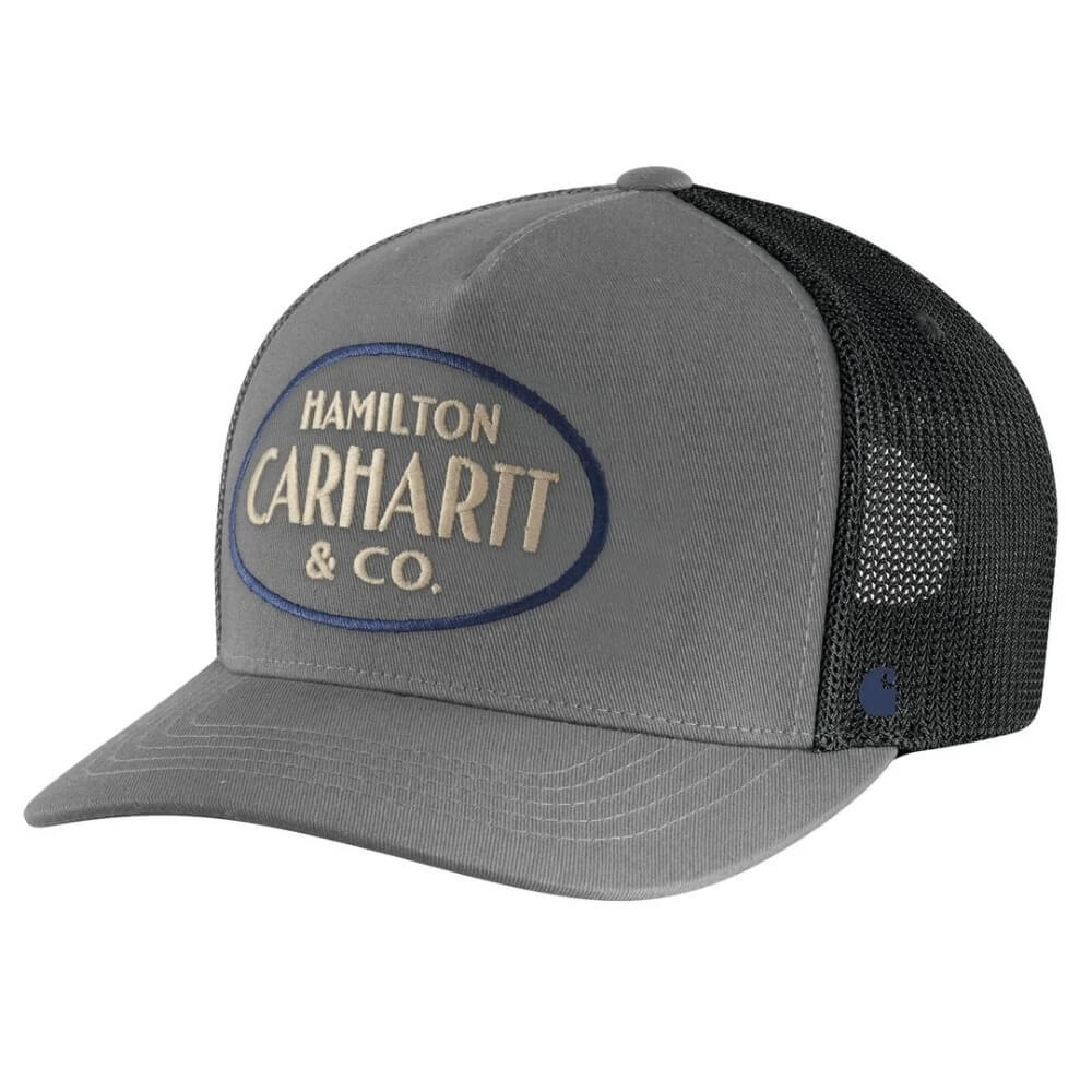 Carhartt Mens Hamilton Embroidered Cap Steel