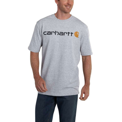 Carhartt Mens Heather Gray Work T-Shirt - K195-HGY