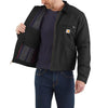 Carhartt Mens Iconic J01 Duck Detroit Jacket Black - 103828-BLK