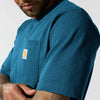 Carhartt Mens Iconic K87 Pocket T-Shirt Dark Tranquil Blue Heather - K87-HT0