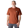 Carhartt Mens Iconic K87 Pocket T-Shirt Homestead Red - K87-RG0