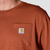Carhartt Mens Iconic K87 Pocket T-Shirt Homestead Red - K87-RG0