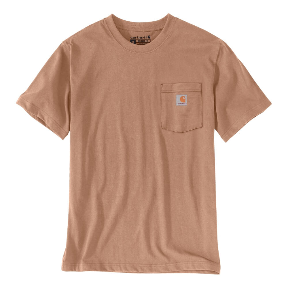 Carhartt Mens Irvine Relaxed Horse T-Shirt Italian Clay Heather - 107292-QA1