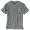 Carhartt Mens Irvine Relaxed Outlast T-Shirt Weathered Ash Heather - 107297-E87
