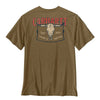 Carhartt Mens Irvine Relaxed Tough Skull T-Shirt Night Fatigue Heather - 107779-GR8