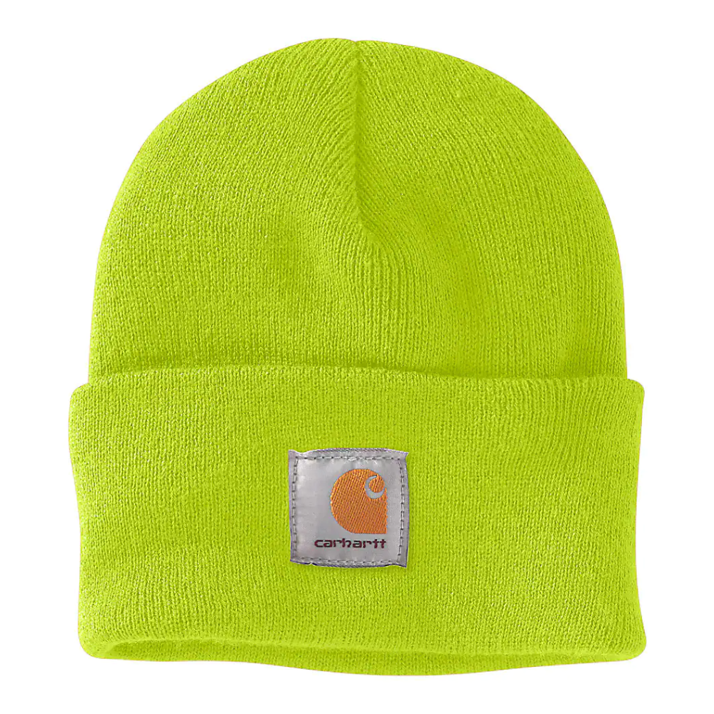 Carhartt Mens Knit Cuffed Work Beanie - A18-BLM