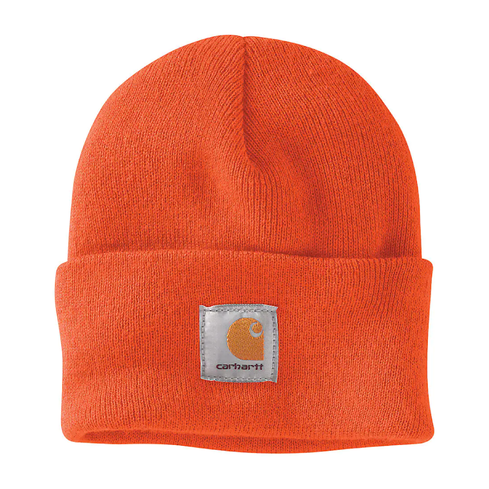 Carhartt Mens Knit Cuffed Work Beanie - A18-BOG