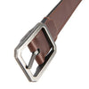 Carhartt Mens Leather Reversible Center Bar Buckle Belt
