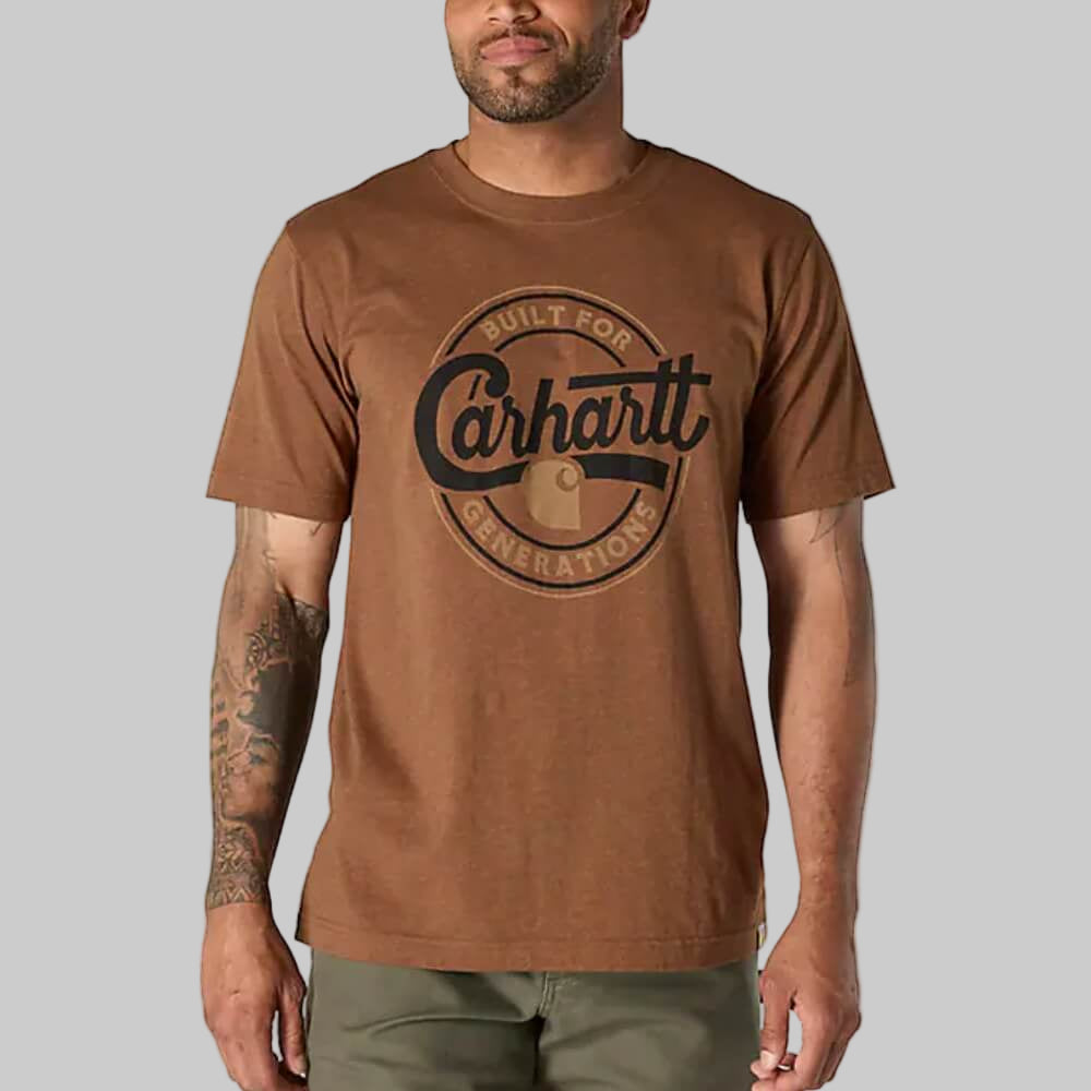 Carhartt Mens  Lightweight Script Graphic T-Shirt