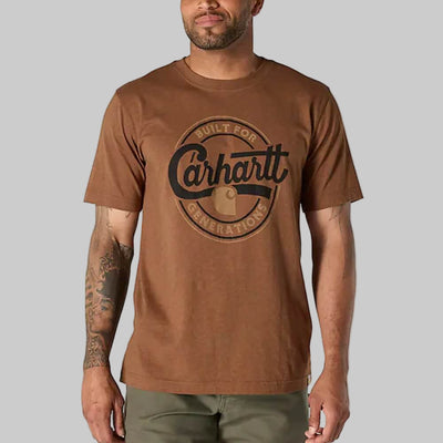 Carhartt Mens  Lightweight Script Graphic T-Shirt