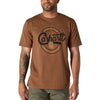 Carhartt Mens Lightweight Script Graphic T-Shirt Red Duck Heather