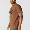 Carhartt Mens Lightweight Script Graphic T-Shirt Red Duck Heather