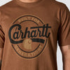 Carhartt Mens Lightweight Script Graphic T-Shirt Red Duck Heather