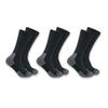 Carhartt Mens Lightweight Top Crew Work Socks - SC2213-MBLACK
