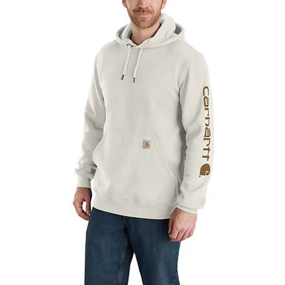 Carhartt Mens Logo Sleeve Graphic Hoodie Malt
