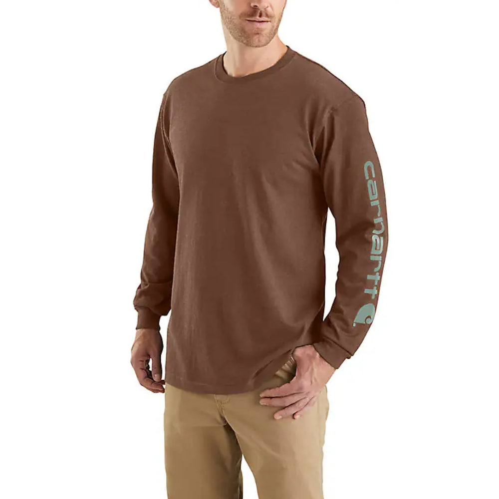 Carhartt Mens Logo Sleeve Graphic T-Shirt