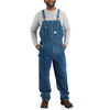 Carhartt Mens Loose Fit Denim Bib Overall - 104672-DST