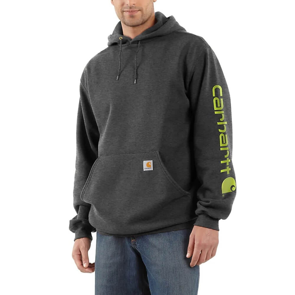 Carhartt Mens Loose Fit Graphic Work Hoodie