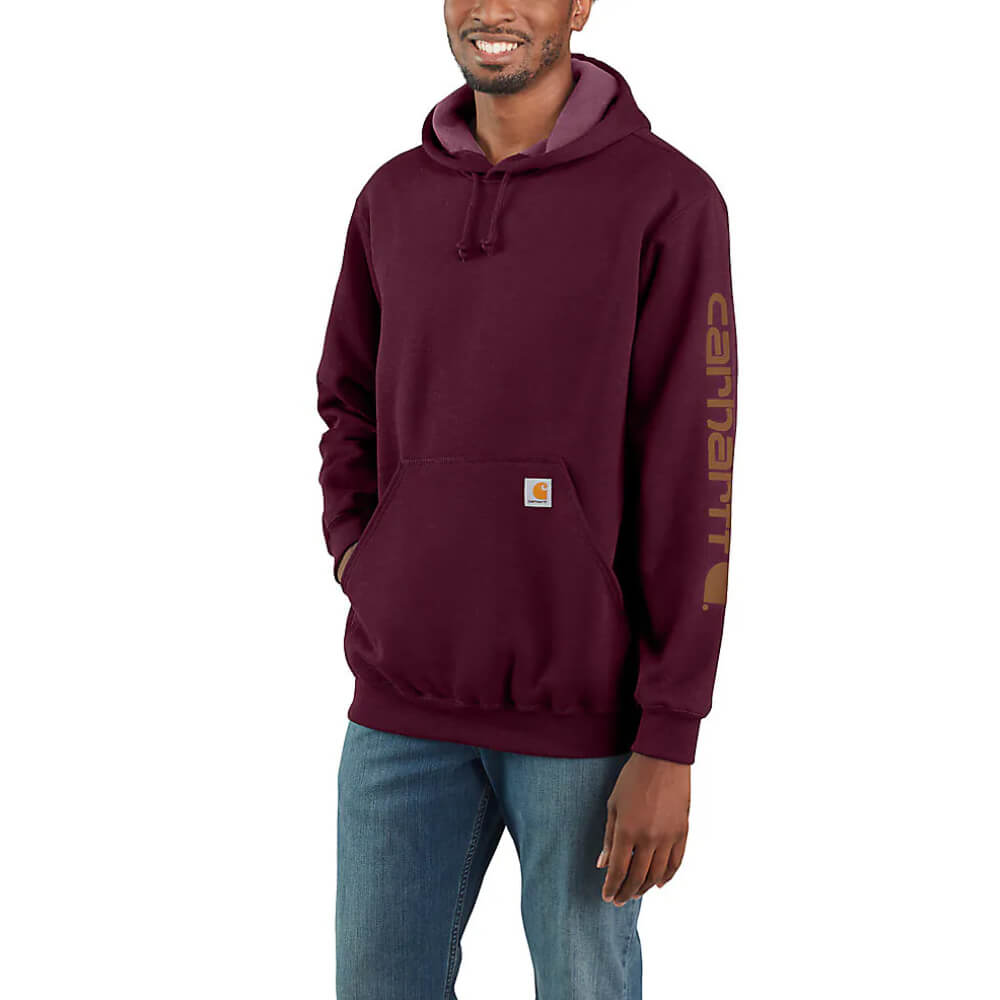 Carhartt Mens Loose Fit Graphic Work Hoodie - K288-PRT