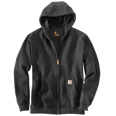 Carhartt Mens Loose Fit Midweight Full-Zip Sweatshirt Carbon Heather - K122-026