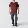 Carhartt Mens Loose Fit Pocket T-Shirt Dark Spice Red - K87-RD6