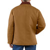 Carhartt Mens Loose Fit Work Jacket - 106674-BRN