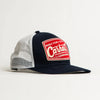 Carhartt Mens Mesh-Back Built Patch Cap Navy
