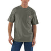 Carhartt Mens Midweight Pocket Work T-Shirt Dusty Olive