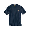 Carhartt Mens Midweight Pocket Work T-Shirt Navy - K87-NVY