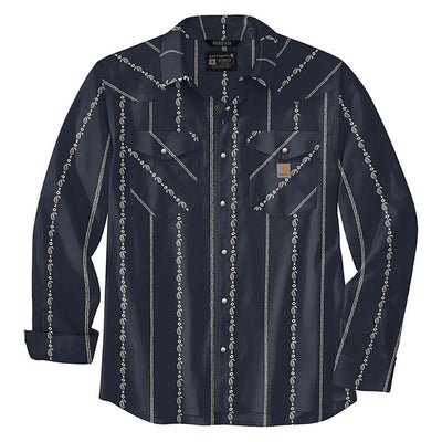 Carhartt Mens Montana Rugged Flex Shirt Navy 