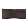 Carhartt Mens Oil Tan Leather Front Pocket Wallet Dark Brown - B0000656-201