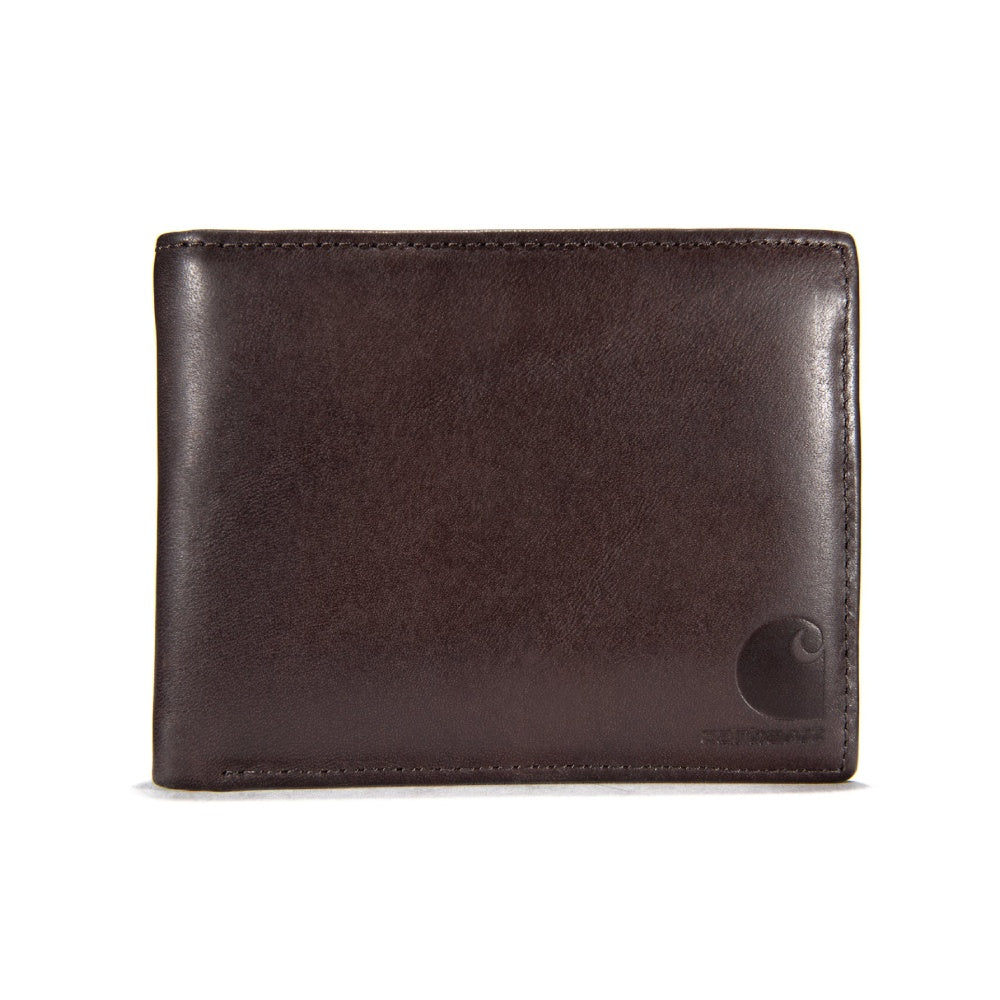 Carhartt Mens Oil Tan Leather Passcase Wallet - B0000658-201