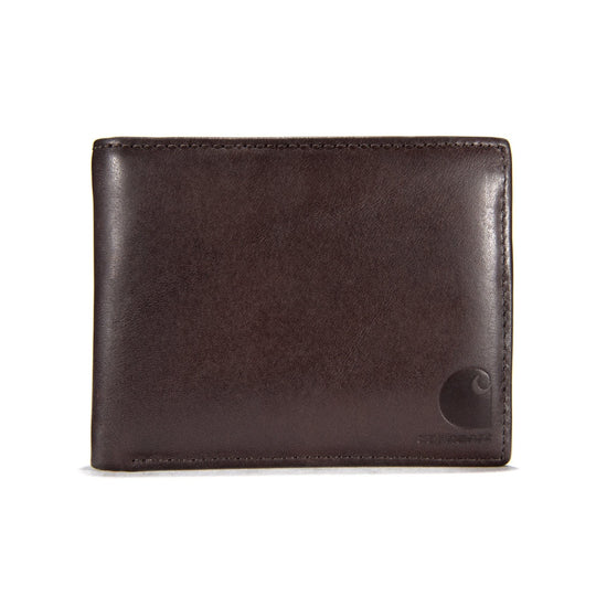 Carhartt Mens Oil Tan Leather Passcase Wallet Brown