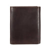 Carhartt Mens Oil Tan Leather Trifold Wallet Dark Brown - B0000657-201