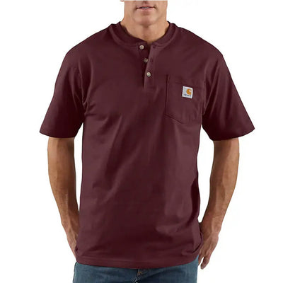 Carhartt Mens Port Pocket Henley T-Shirt