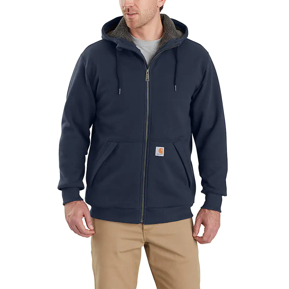 Carhartt Mens Rain Defender Jacket Navy Shop Now