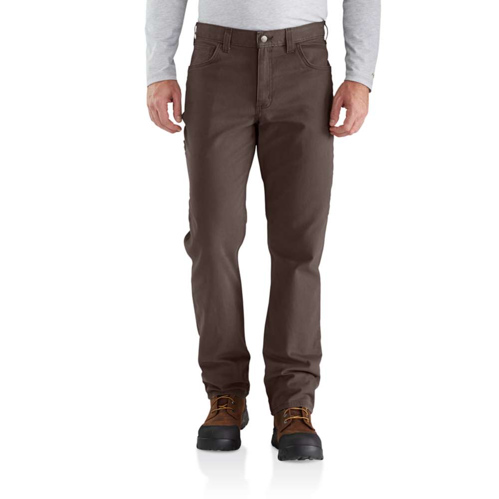 Carhartt Mens Rugged Flex Relaxed Fit Canvas 5 Pocket Work Pants