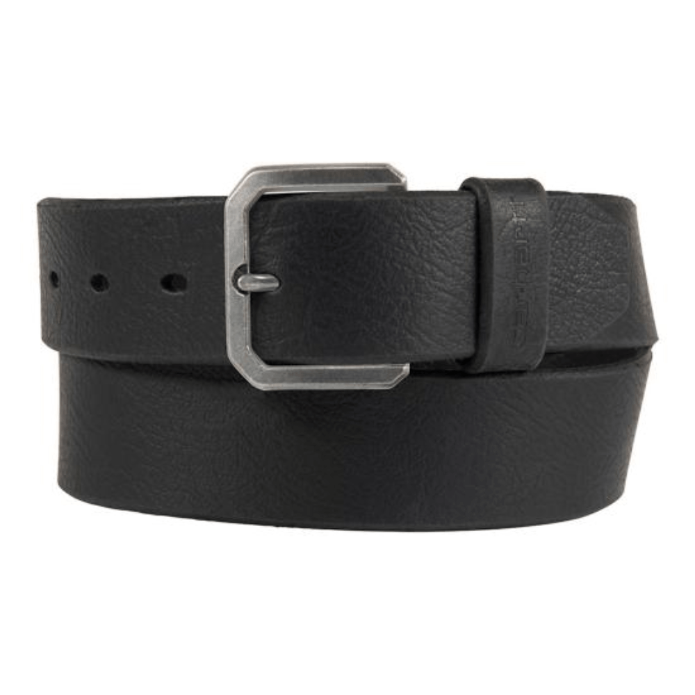 Carhartt Mens Saddle Leather Classic Belt Black