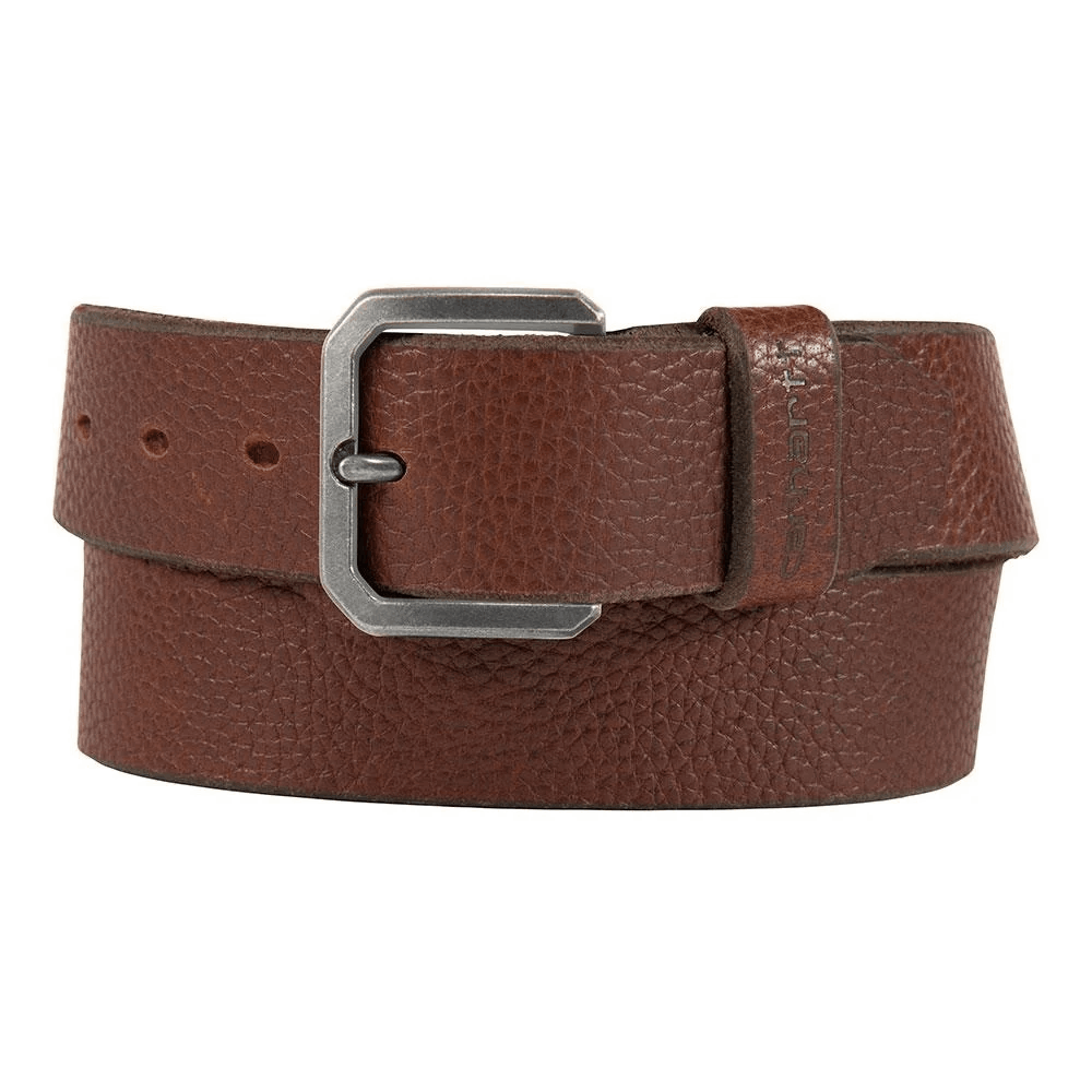 Carhartt Mens Saddle Leather Classic Belt Red Brown