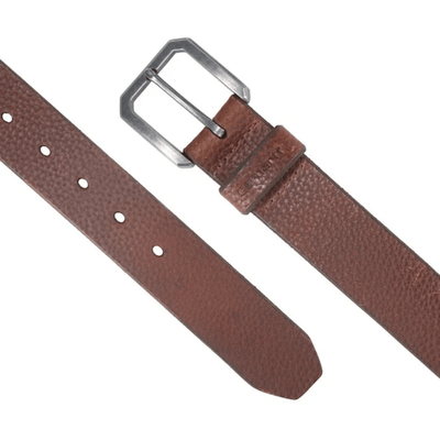 Carhartt Mens Saddle Leather Classic Belt Red Brown