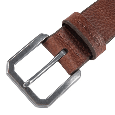 Carhartt Mens Saddle Leather Classic Belt Red Brown