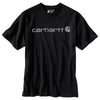 Carhartt Mens Short-Sleeve Logo T-Shirt Black/Grey - K195-N21