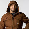 Carhartt Mens Washed Duck Bartlett Active Jacket Red Duck - 106980-RDK