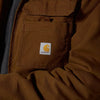 Carhartt Mens Washed Duck Bartlett Active Jacket Red Duck - 106980-RDK