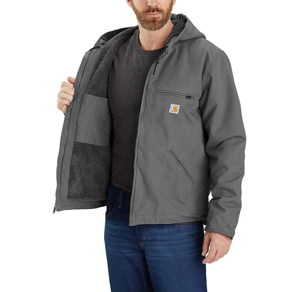 Carhartt Mens Washed Duck Work Jacket 