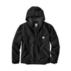 Carhartt Mens Washed Duck Work Jacket - 104392-BLK